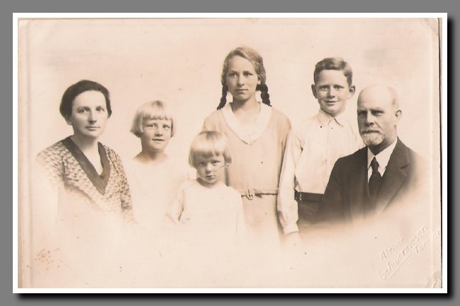 Jens Christian Carl Jensen Braae og familie